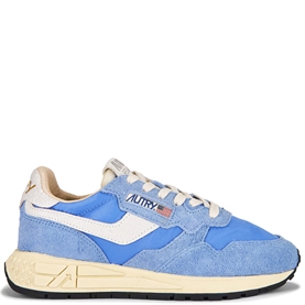 Autry Reelwind Low Sneakers, White/Dark Blue